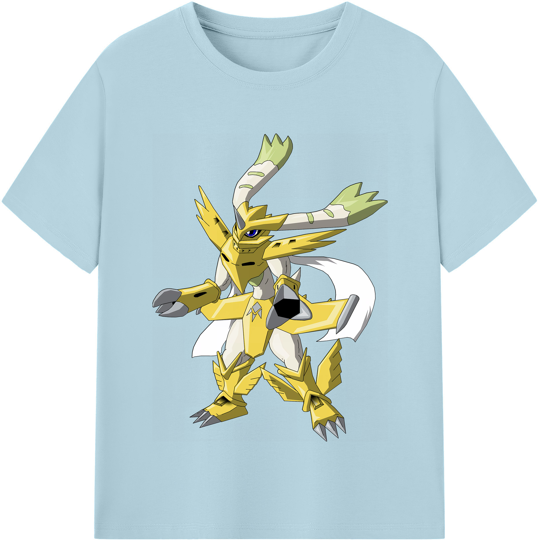 （画像用） Digimon デジタルモンスター/デジモン 綿100％半袖Tシャツ（フロントプリント）